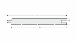 Saunové palubky Olše STS 15x140 mm